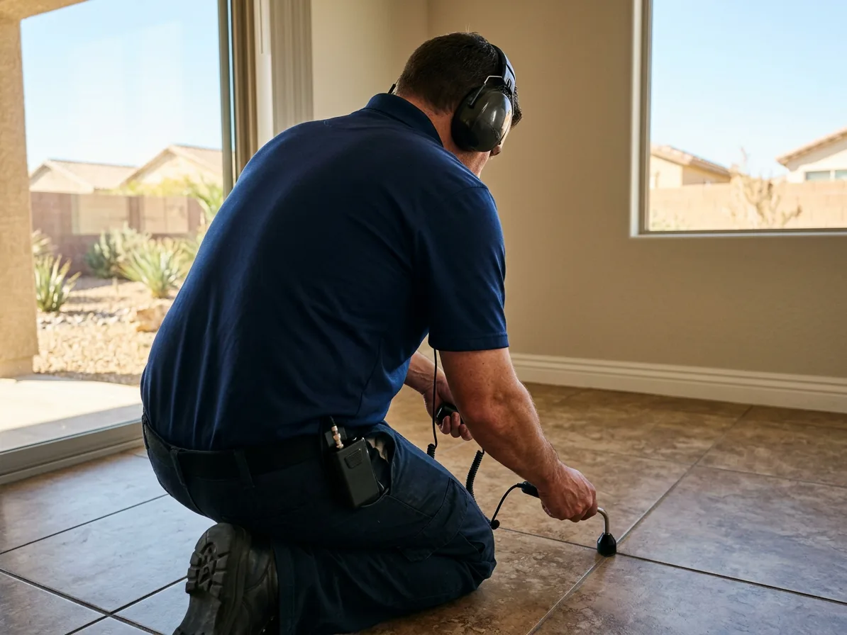 Acoustic leak detection: leak detection & repair in the Las Vegas Valley by Kingdom Plumbing