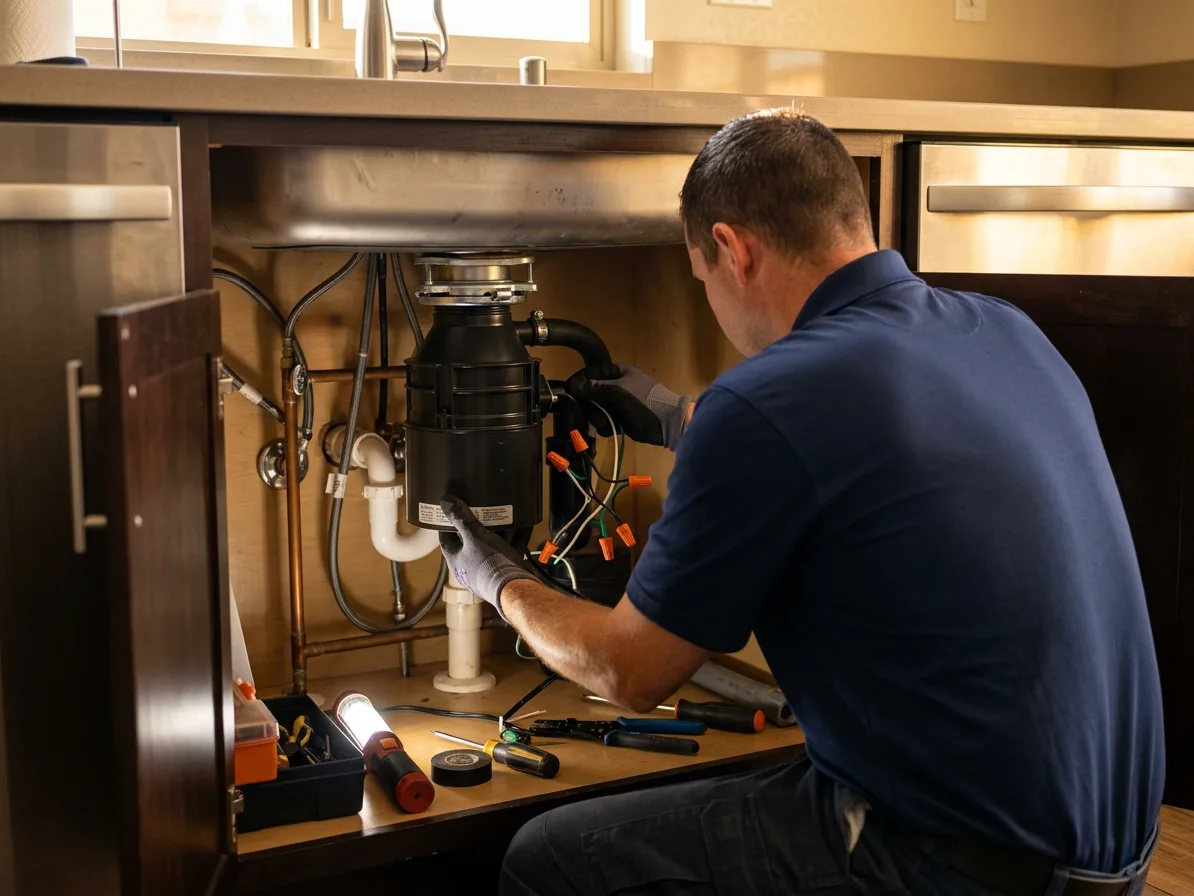 Garbage disposal service: residential plumbing in the Las Vegas Valley by Kingdom Plumbing
