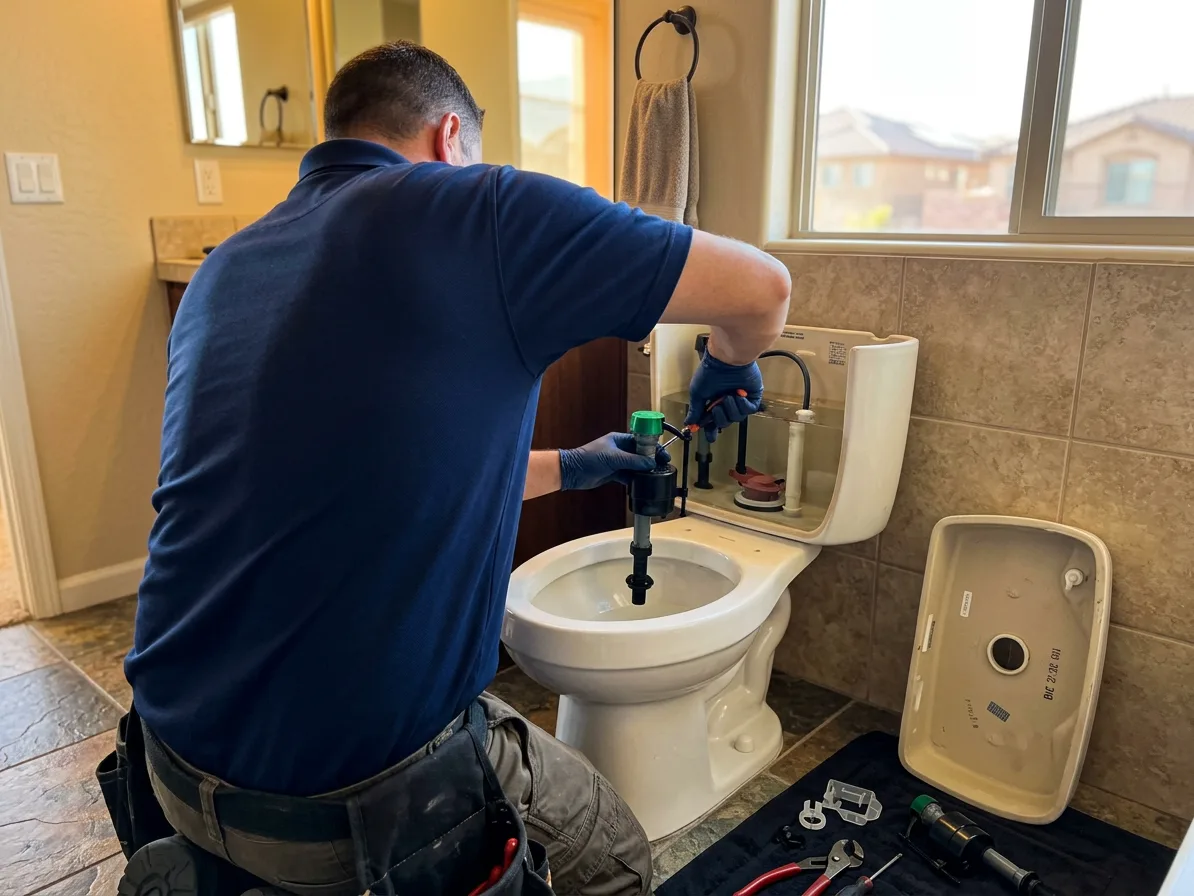 Toilet repair and install: residential plumbing in the Las Vegas Valley by Kingdom Plumbing