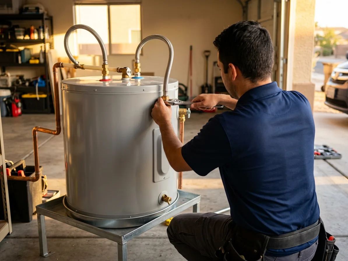 Tank water heater replacement: water heater repair in the Las Vegas Valley by Kingdom Plumbing