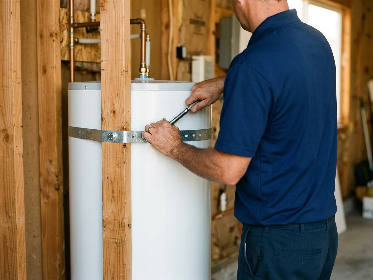 Seismic strapping and code: water heater repair in the Las Vegas Valley by Kingdom Plumbing