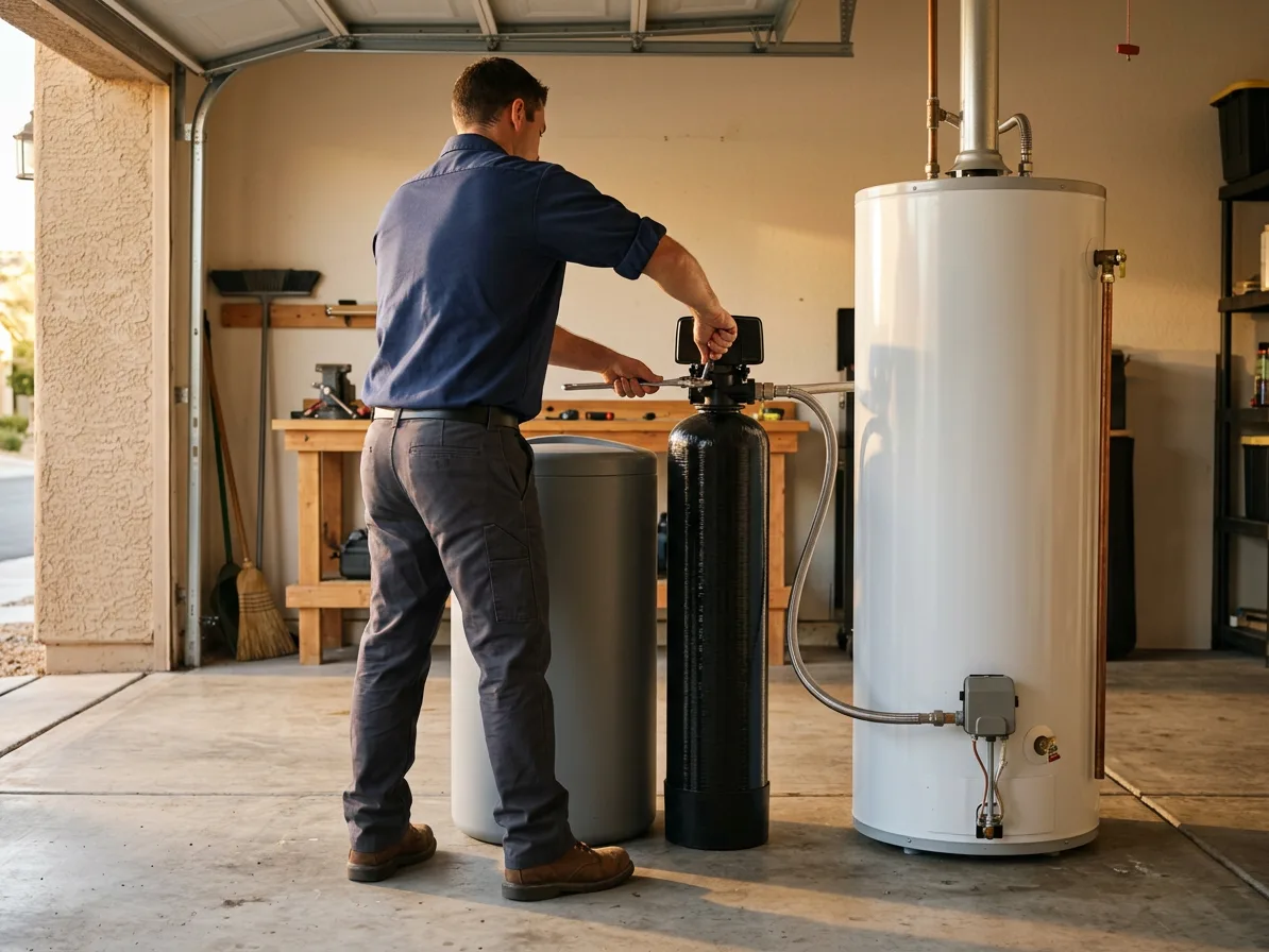 Water softener installation: water treatment & softeners in the Las Vegas Valley by Kingdom Plumbing