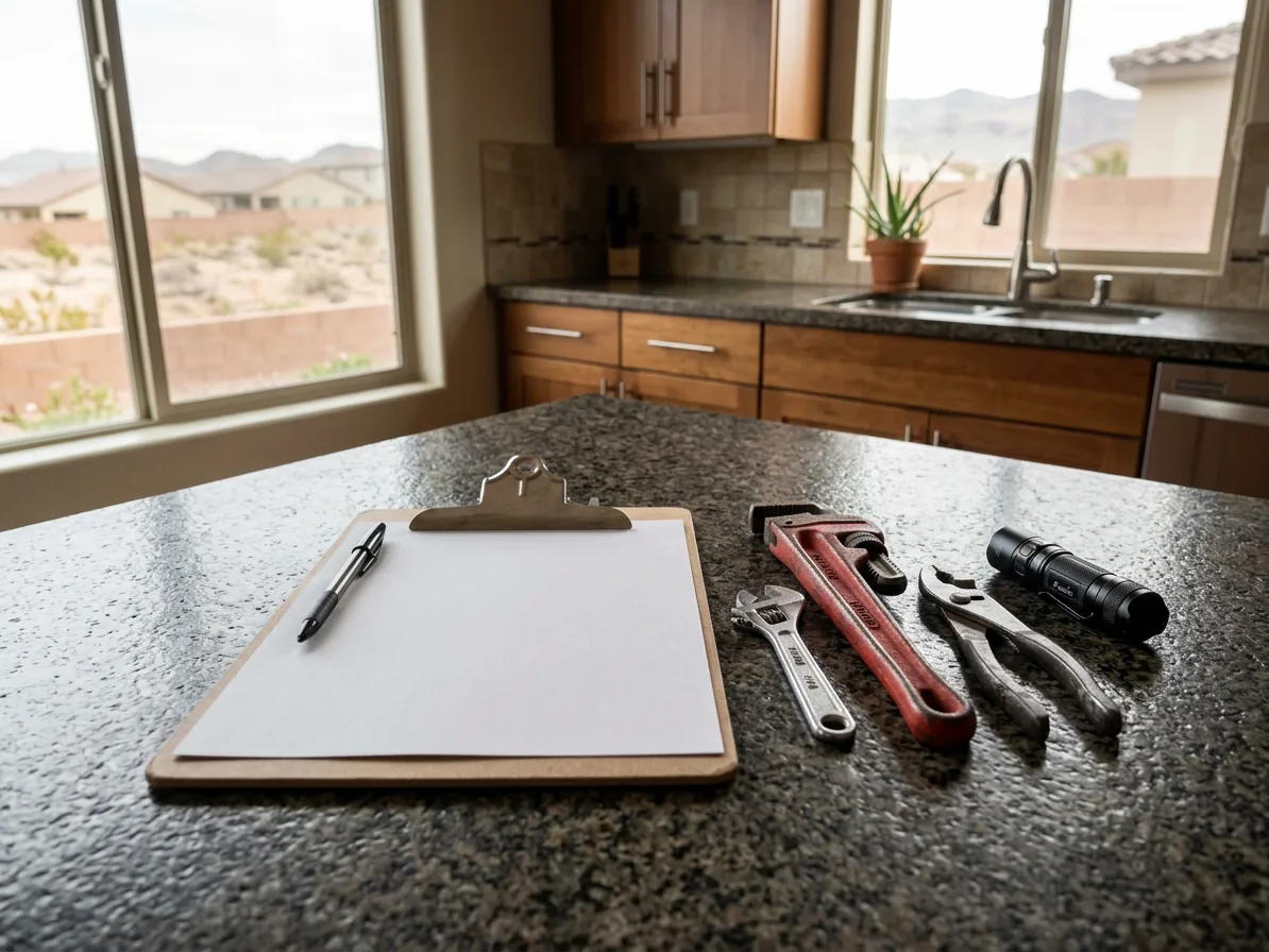 Pre-sale plumbing check: whole home plumbing inspection in the Las Vegas Valley by Kingdom Plumbing